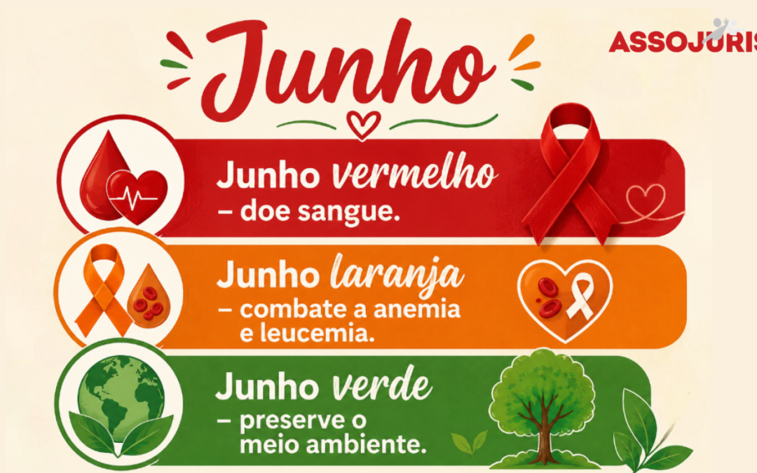 Junho – Vermelho, Laranja e Verde