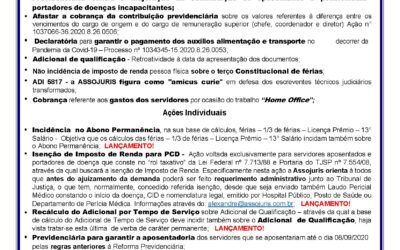 Rol de ações disponibilizado aos sócios da entidade