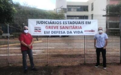 Diretoria da ASSOJURIS divulga Greve Sanitária em frente ao fórum de Ribeirão Preto