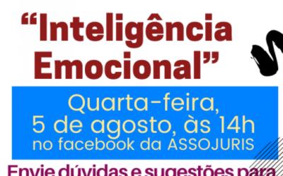 Reprise da palestra com a psicóloga Thayssa Abari desta quarta-feira, 5 de agosto
