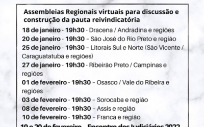CAMPANHA SALARIAL 2022 – Calendário de Luta