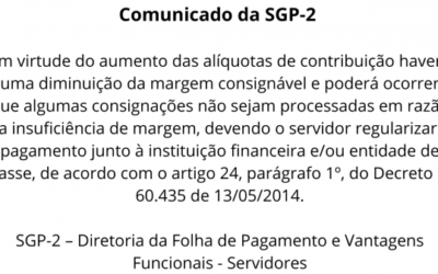 Comunicado da SGP-2