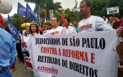 Tarde de protesto na ALESP