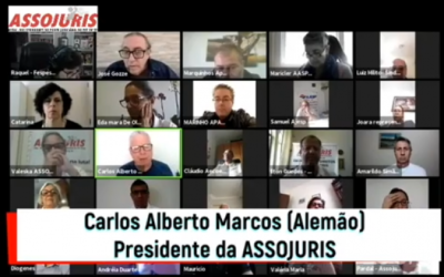 Assojuris na assembleia desta quarta-feira, 5 de agosto