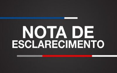 Nota de esclarecimento e desagravo
