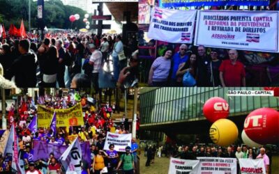 12 de julho – “Dia Nacional de Mobilização Contra a Reforma da Previdência”