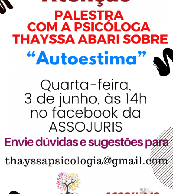 Palestra sobre Autoestima com a psicóloga Thayssa Abari