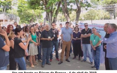 ASSOJURIS e AJESP realizam ato na comarca de Franca