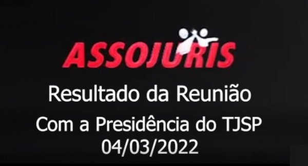 Reunião com a presidência do TJSP – Data-base