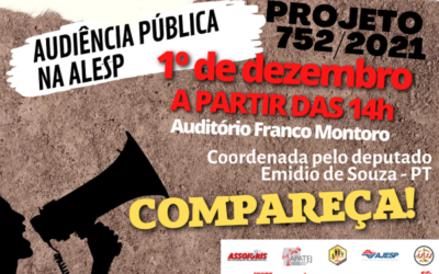 Audiência Pública na ALESP