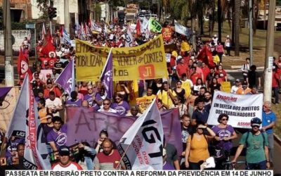 Comitê Regional de Ribeirão Preto discute movimento contra a Reforma da Previdência de 12 de julho