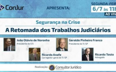 Conjur realiza LIVE sobre retomada de atividades presenciais