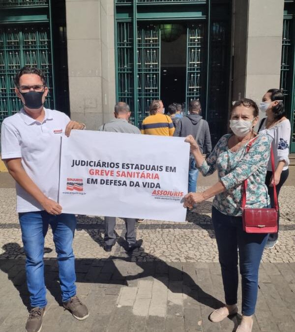 ASSOJURIS divulga a Greve Sanitária em frente ao Fórum João Mendes