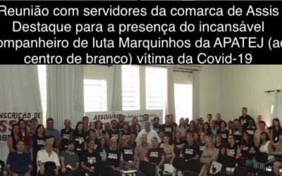 Judiciários realizam assembleia em Assis e região