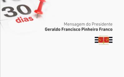 Mensagem do presidente do TJSP, desembargador Pinheiro Franco
