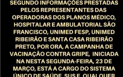 Comunicado aos Beneficiários de Planos Médico