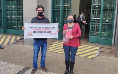 ASSOJURIS orienta servidores do João Mendes sobre a greve sanitária