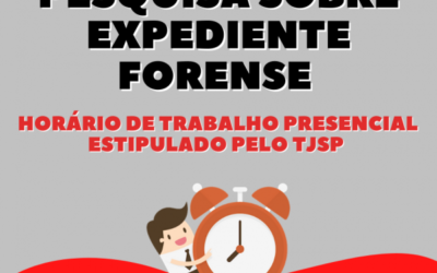 Servidor, responda a pesquisa sobre o horário de expediente Judiciário