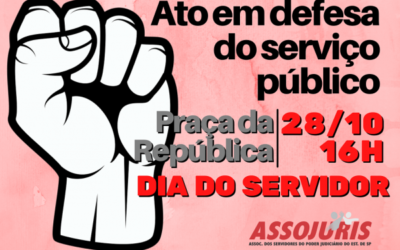 Ato em defesa ao Serviço Público