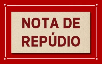 NOTA DE REPÚDIO AO GOVERNADOR JOÃO DORIA