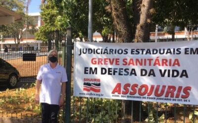 Diretora da ASSOJURIS divulga Greve Sanitária em Campinas