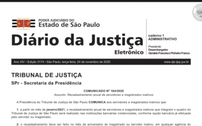 ATENÇÃO- Recadastramento de servidores inativos