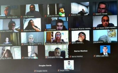 Presidente da ASSOJURIS, Carlos Marcos – o Alemão participa de reunião do Colégio de Líderes da ALESP sobre o PL 752