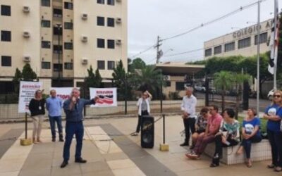 Servidores da Região de Rio Preto se mobilizam em ato contra a Reforma da Previdência Estadual