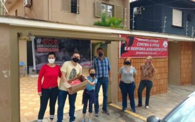 Entidades do servidorismo em campanha contra a fome e a Reforma Administrativa