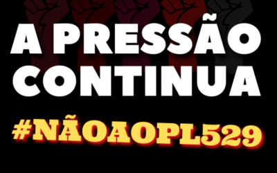 A PRESSÃO CONTINUA!