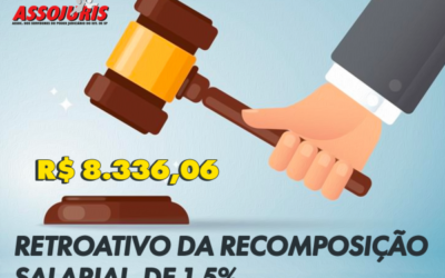 Cumprimento de sentença dos atrasados de 1,5%