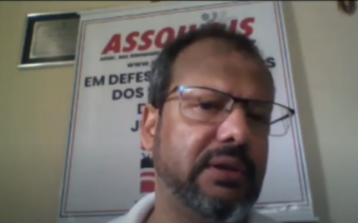 Participação do diretor Ilton Guedes na reunião da Frente Paulista em defesa do serviço público