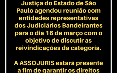 Entidades discutirão pauta reivindicatória com a presidência do TJSP