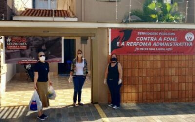 Campanha servidores contra a fome e contra a Reforma Administrativa