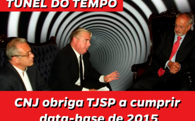 CNJ obriga TJSP a cumprir data-base de 2015