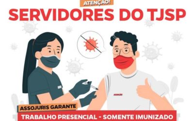 ASSOJURIS garante: Trabalho presencial só imunizado com as duas doses