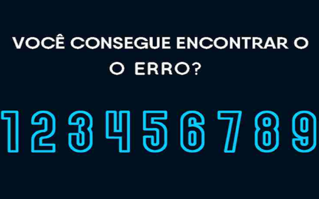 Desafio: Consegue encontrar o erro nessa imagem?