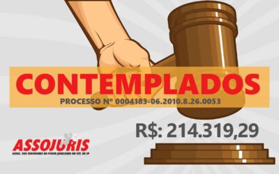 Mais dinheiro chegando à associados da ASSOJURIS