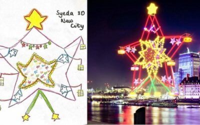 Artistas recriam pontos turísticos de Londres a partir da imaginação de crianças