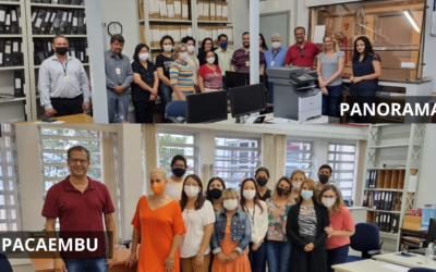 Diretoria da ASSOJURIS visita Panorama e Pacaembu