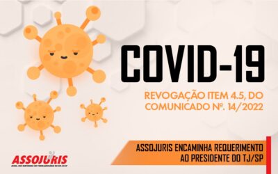 PELA SAÚDE DOS SERVIDORES E DA FAMÍLIA FORENSE, ASSOJURIS REITERA PEDIDO AO PRESIDENTE DO TJ/SP&nbsp;