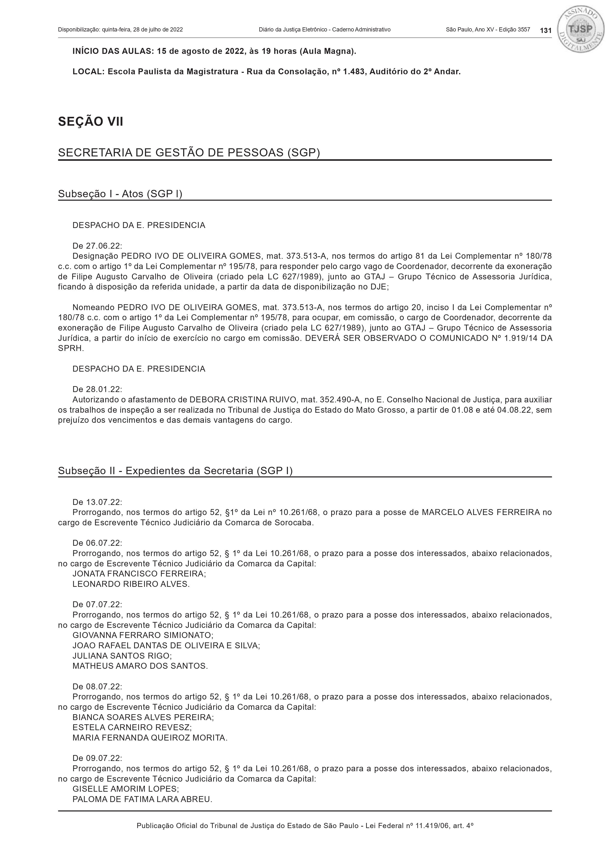 ASSOJURIS BUSCA IMPLEMENTAÇÃO DO INSTITUTO DO ACESSO 