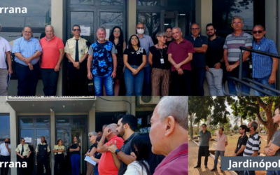 Servidores das comarcas de Serrana e Jardinópolis mobilizados pelos seus direitos