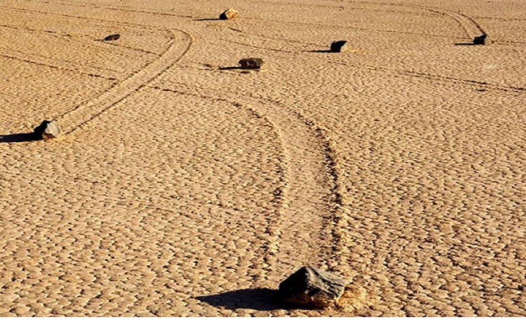 Rochas deslizantes, Vale da Morte, Califórnia