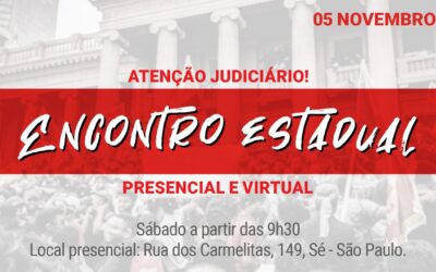 ENCONTRO ESTADUAL – 05 DE NOVEMBRO