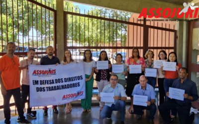 Judiciários da cidade de Pirapozinho protestam por não terem recebido a recomposição das perdas inflacionárias