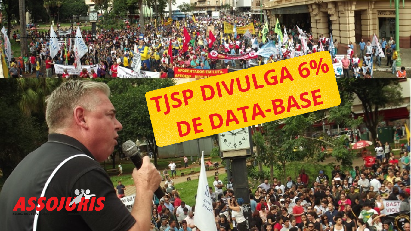 TJSP DIVULGA 6% DE DATA-BASE