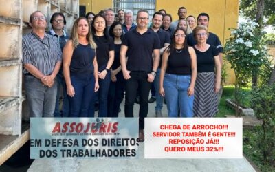 Pitangueiras – descaso do TJSP – funcionários do fórum realizam ato em protesto