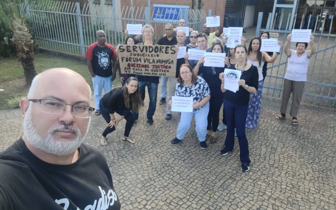 Servidores do fórum de Vila Mimosa estão parados