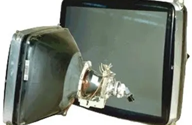 Imagem no tubo de TV